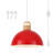 Karinne 1 - Light 11.81" Modern Single Metal Dome Pendant with Plug-In Switch for Kitchen Island Dining Room Entryway-448552561