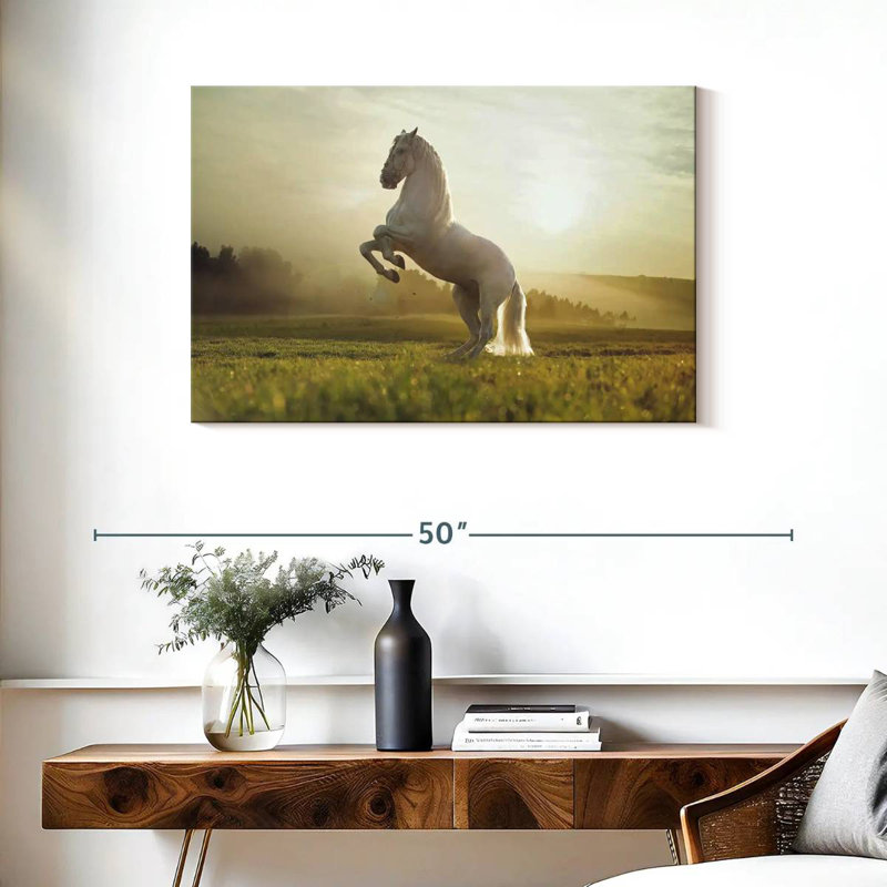 Brampt Regal White Horse