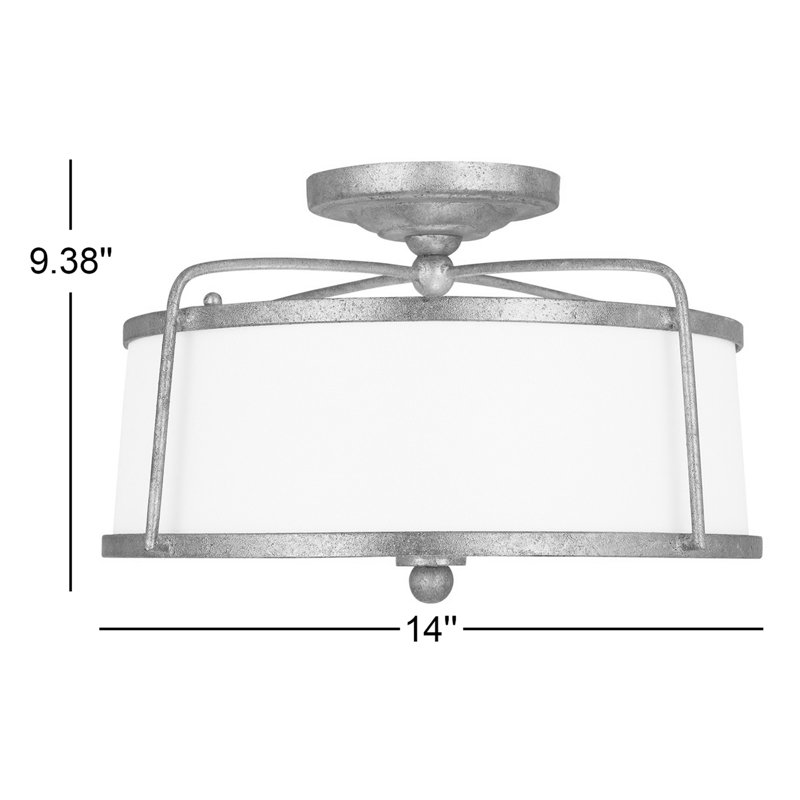 Stonington 2 - Light Semi Flush Mount, Antique Gild