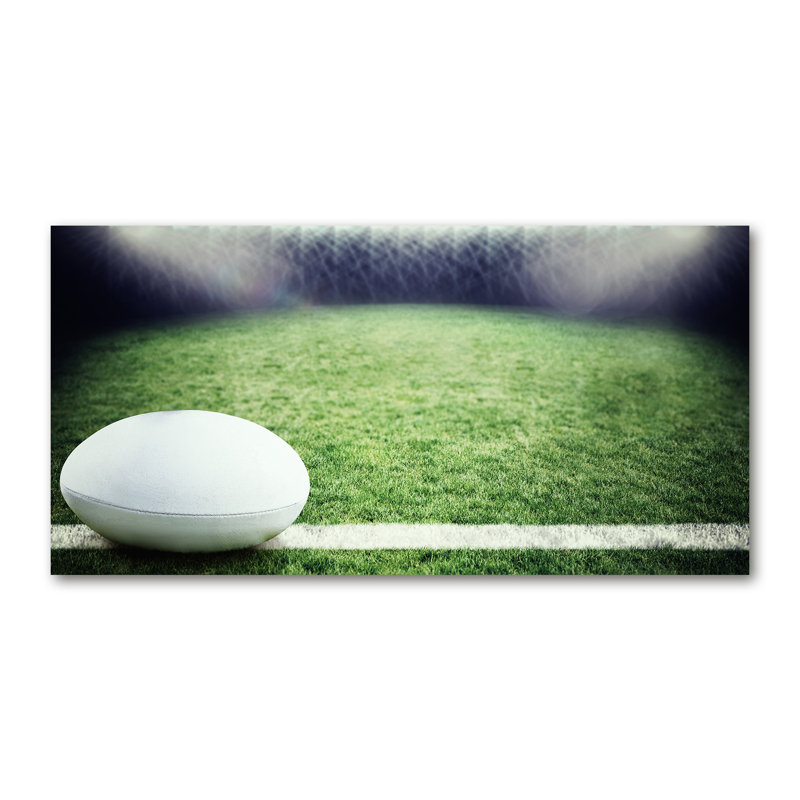 Rugby Ball - Wrapped Canvas Print