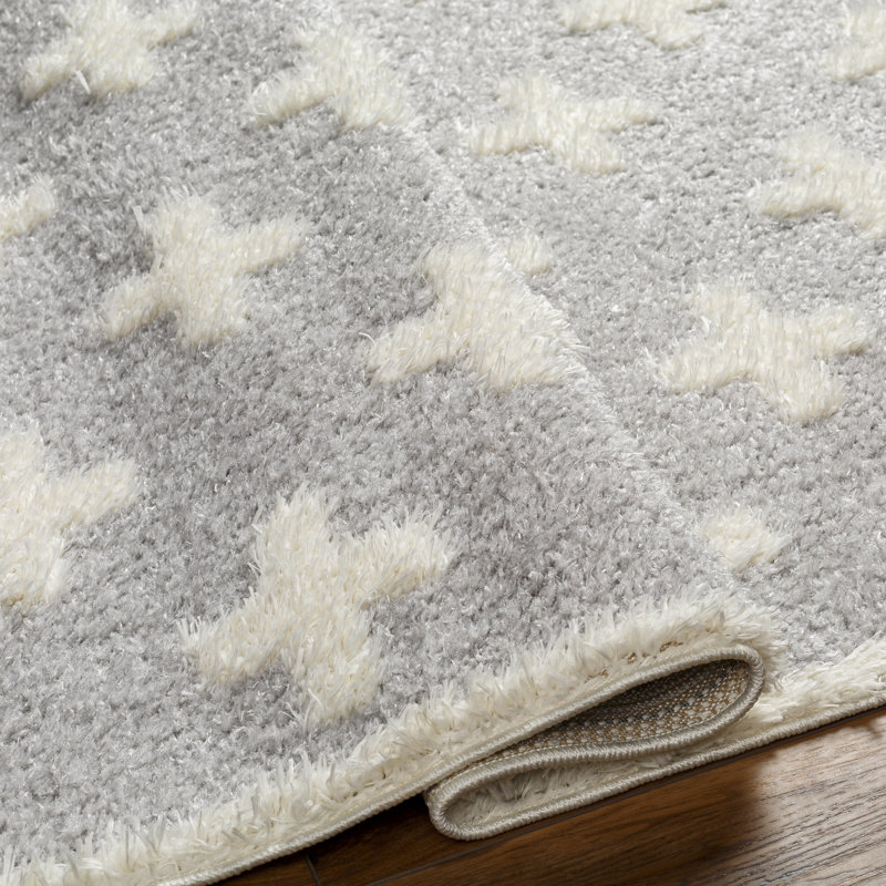 Watlington Geometric Indoor Rug, Rectangle 6'7" x 9'