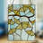 17.5"H Ginkgo Leaf-Stained Glass Window Panel
