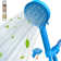 Filtered Shower Head with Handheld, High Pressure 6 Spray Mode Showerhead with Filters, Water Softener Filters Beads for Hard Water - Remove Chlorine - Reduces Dry Itchy Skin