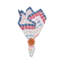 Kaleidoscope Napkin in Blue/Orange/Red