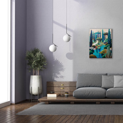 «Fairy Tale Landscape» par Svetlana Aleynikova, art mural sur toile