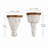 Distressed White Decorative Wall Shelf Set