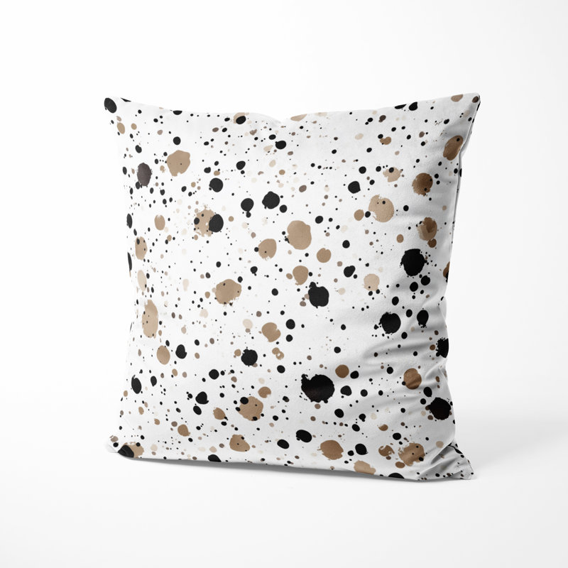 Coussin décoratif abstrait Abstract, H 16 po x l 16 po