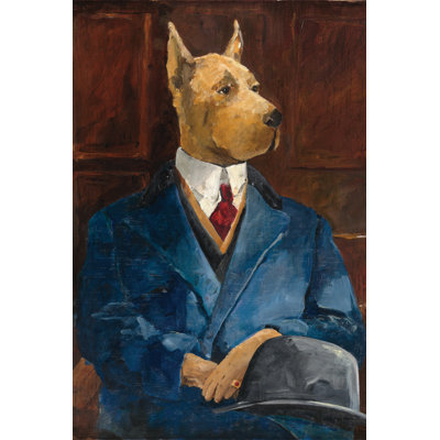 Inspector Dogleash - Wrapped Canvas Print