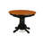 5 Piece Kitchen Table Set for 4 Includes an Oval Dining Table with Butterfly Leaf and 4 Dining Room Chairs, 42x60 Inch, Black & Cherry-905090695