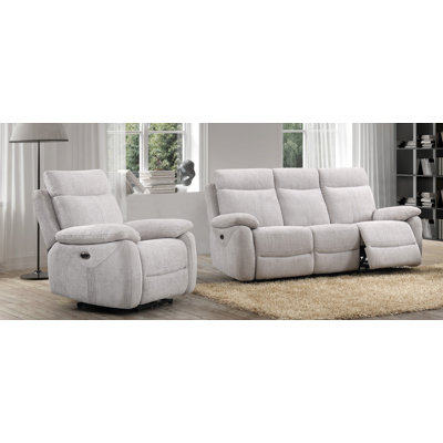 Bikash 3 Pieces Reclining Sofa Set