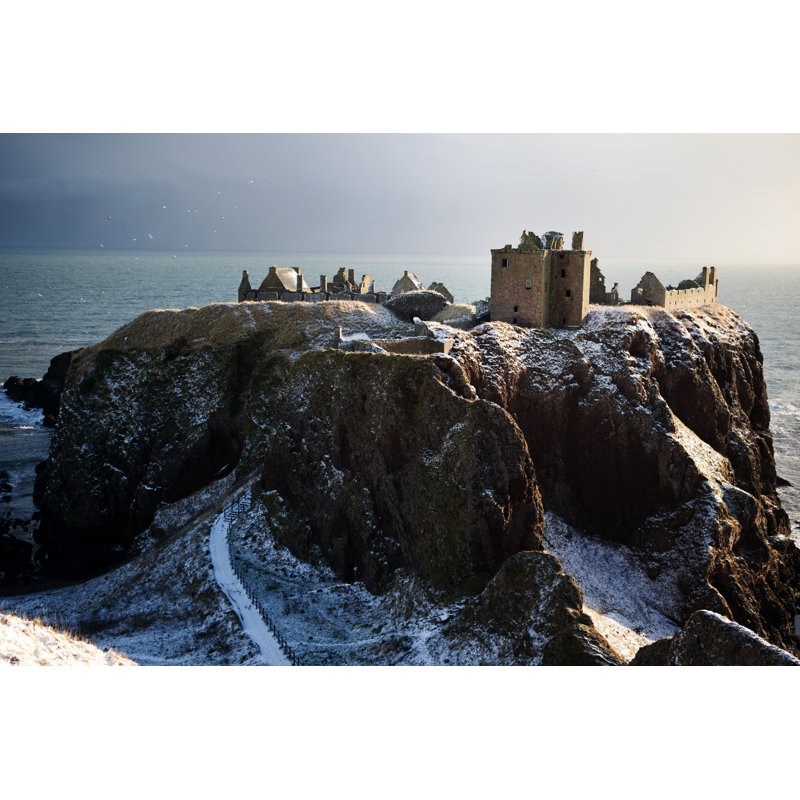 Dunnottar Castle by Doisneau - Wrapped Canvas Print, 51cm H x 76cm W
