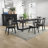 Tomohon Metal Base Dining Table-301161308