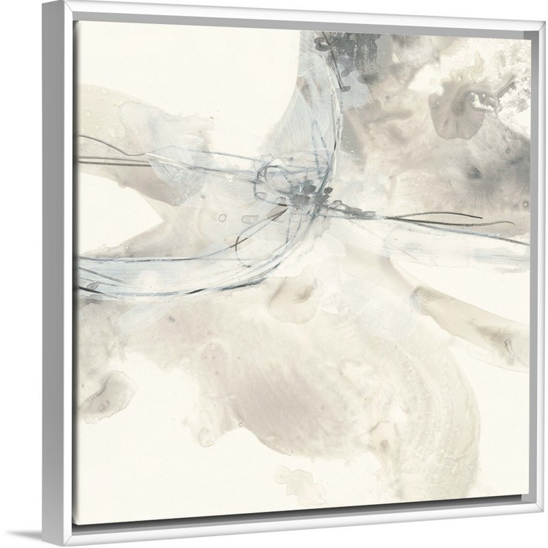 «Divination III» par June Vess - reproduction sur toile, H 22 po x l 22 po x P 1,75 po, Cadre flottant blanc