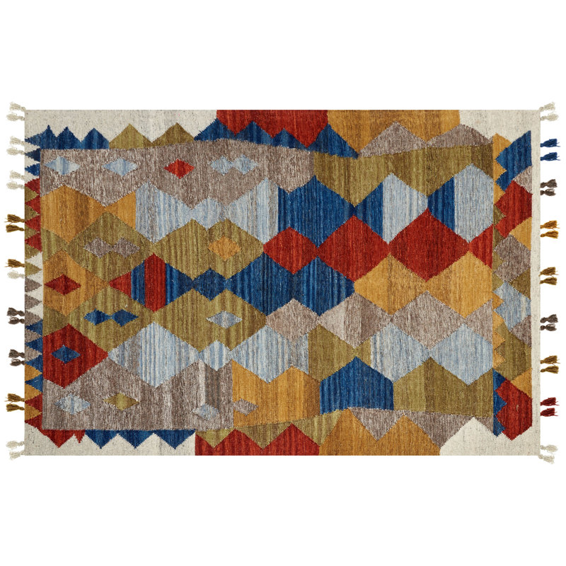 Canella Geometric Hand Woven Area Rug, Rectangle 200 x 300cm