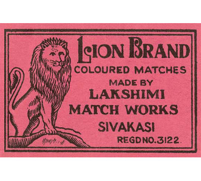 " Lion Brand Coloured Matches "