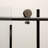 48" W X 76" H Shower Enclosure In Matte Black. Tempered Glass. Rust- Stainless Steel Handle. Fits Various Bathrooms. Adjustable For Wall . Accessories Handle With Resistance. Multiple Uneven-122074074