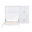 Grand lit escamotable mural avec placard, blanc-1870458308