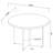 Larrabee Mango Brown Round Dining Table