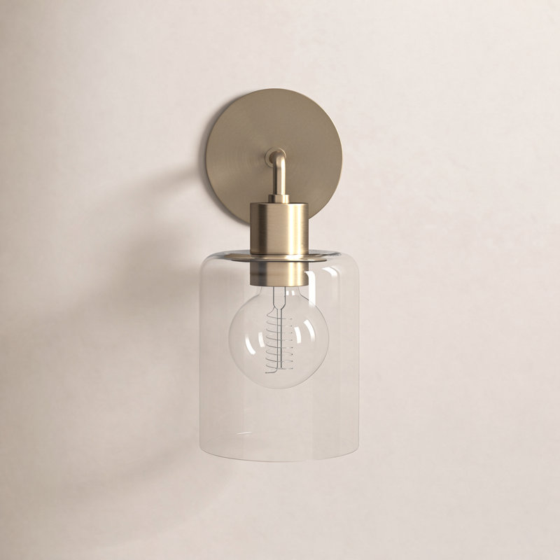 Armed Sconce, Aged Brass
