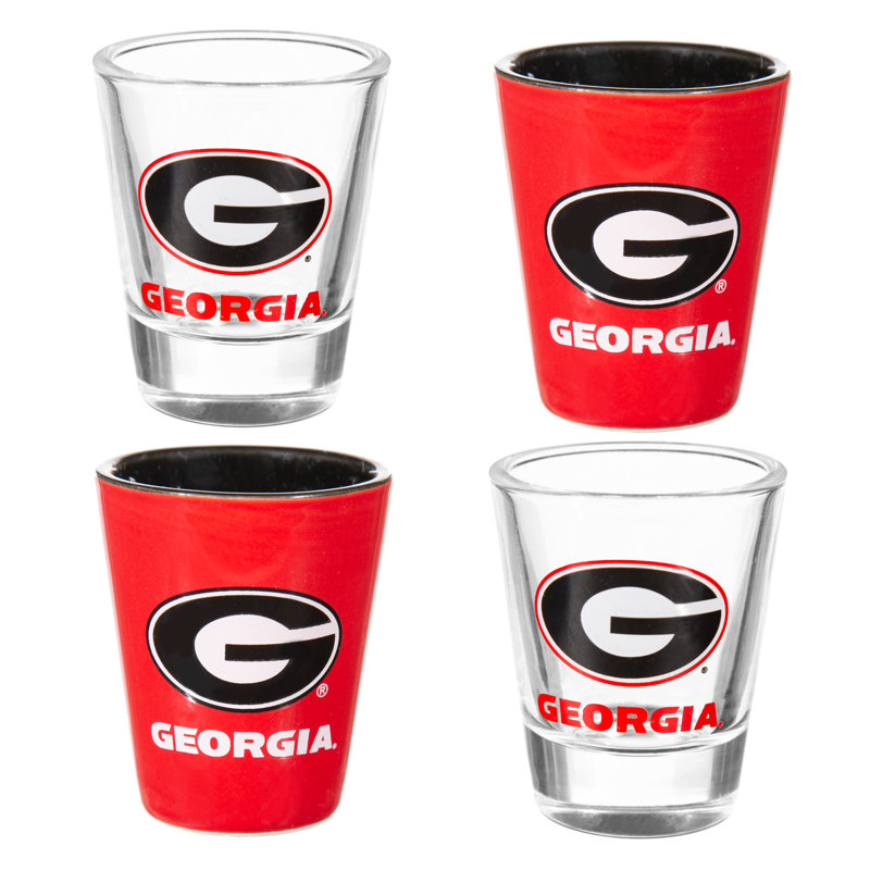 20oz. Shot Glass / Shooter Set, NCAA Georgia