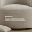 Fauteuil pivotant rembourré Bolton-2123954358