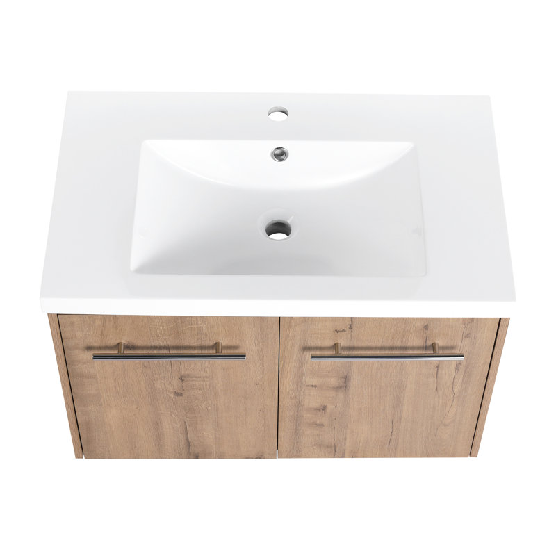 Meuble-lavabo moderne de 30 pouces avec lavabo, 29"