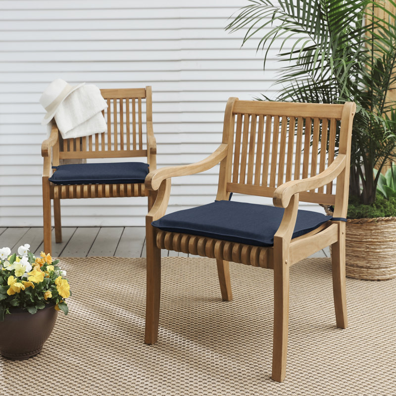 Sarinda Indoor/Outdoor Chair Pad Cushion, 2" H x 19" W x 19" D