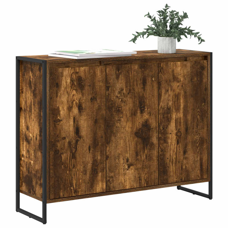 96.5cm Sideboard, Smoke Oak