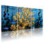 Underwater Coral Reef Fish Scene, ensemble de 3 reproductions d'art sur toile-458189391