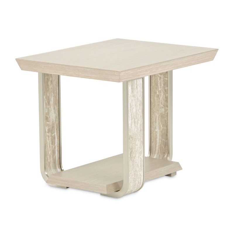 Lotus Bay End Table - Sand