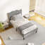 Lit plateforme simple tapissier