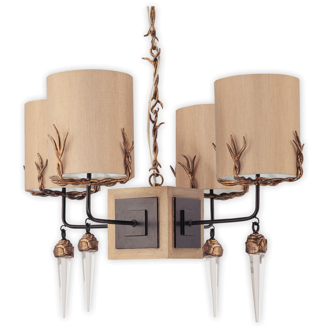 4 - Light Shaded Chandelier