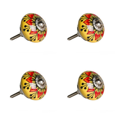 Handpainted Round Knob