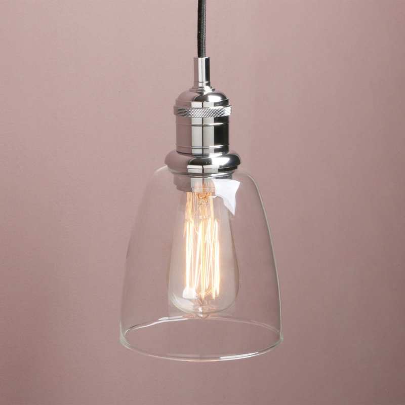 3 - Light Kitchen Island Pendant, Chrome