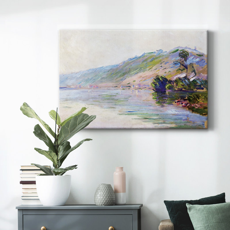 La seine à Port-Gallery, toile tendue, H 12 po x l 18 po
