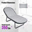 Chaise longue d'extérieur en métal