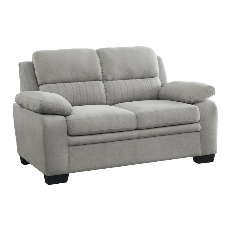 Causeuse moelleuse 1pc, Noir