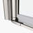 72" Tall Pivot Door - 1/4" Tempered Glass, Easy Install System, Bathroom Wall Channel Shower 30" 31 3/8" Adjustable-121157493