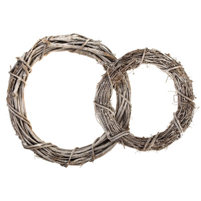 Dried Driftwood Twig Wreath