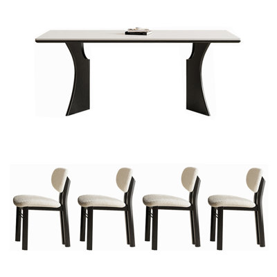 Rectangular dining table in French style