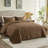 Microfiber Quilt Bedding Set, 3 Piece Soft Lightweight Coverlet For All Season-103568297-103568294