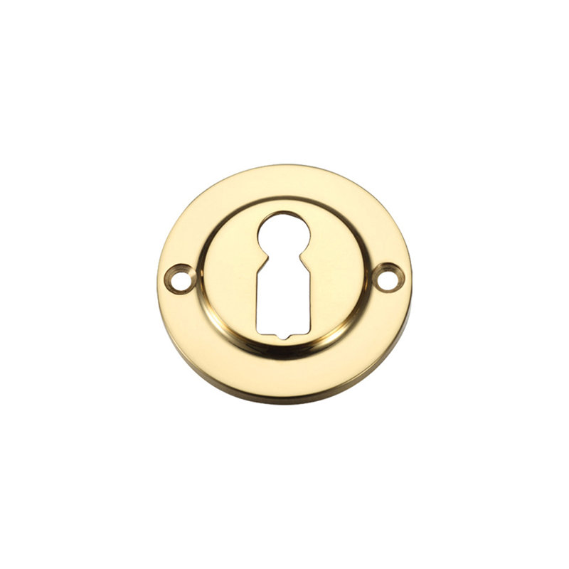Standard Profile Escutcheon, Polished Brass