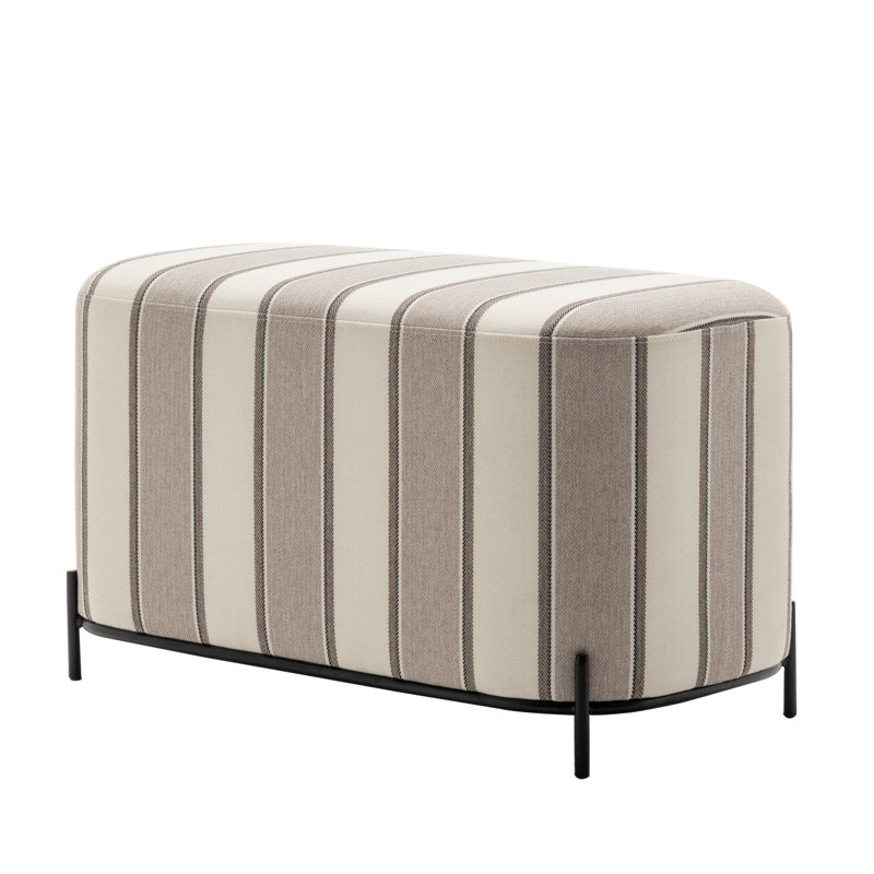 Banc rembourré Degeorge, Rayure brune