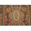 Tapis de couloir indien orange en laine 3x8