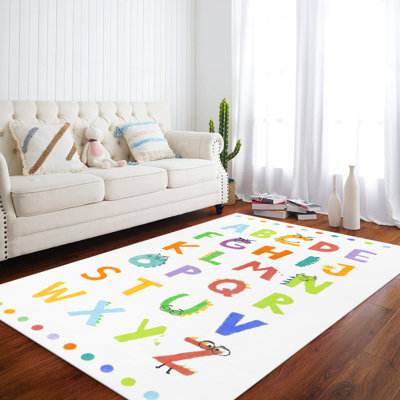 Tapis blanc tissé à la machine Issifu