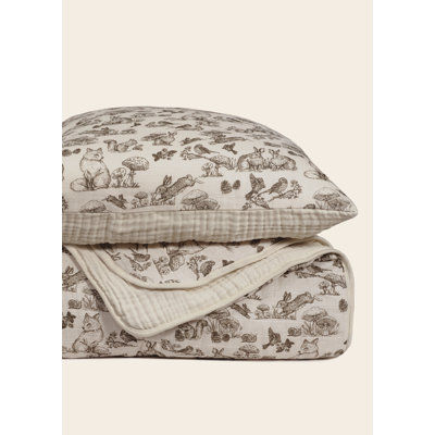 Oilo Studio - Premium Muslin Crib Quilt & Sham Set