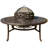 Frazee 5pc Patio Conversation Set w/ Cushions & 52'' Round Ice Bucket Tea Table with BBQ & Fire Pit