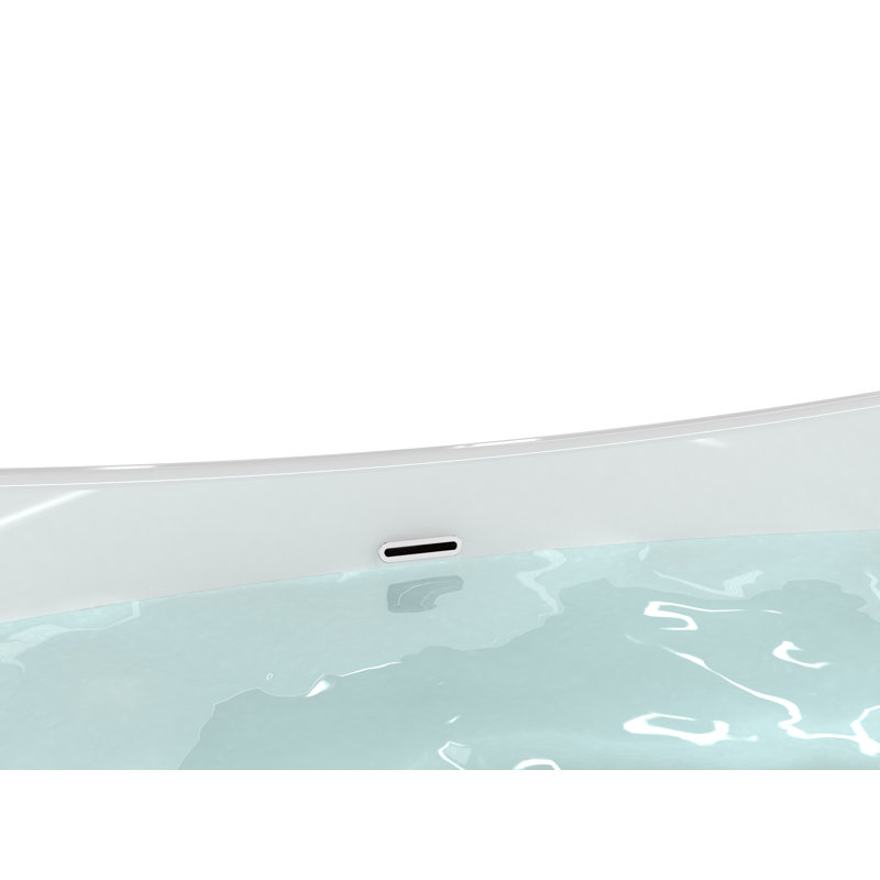 66.14'' x 31.5'' Soaking Acrylic Bathtub
