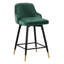 Swivel Velvet Upholstered Counter & Bar Stool-886128419-873056582
