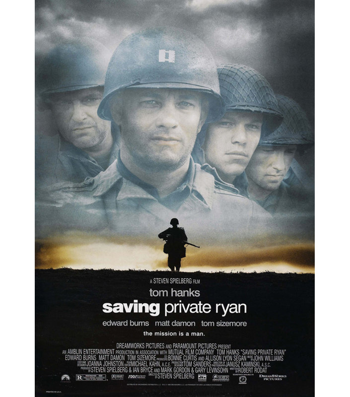 Saving Private Ryan, 24" H x 17" W